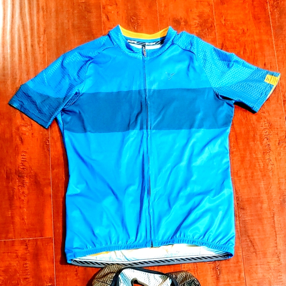 Cuore Men's color code silver original Jersey, Men's pioneer Bib short
